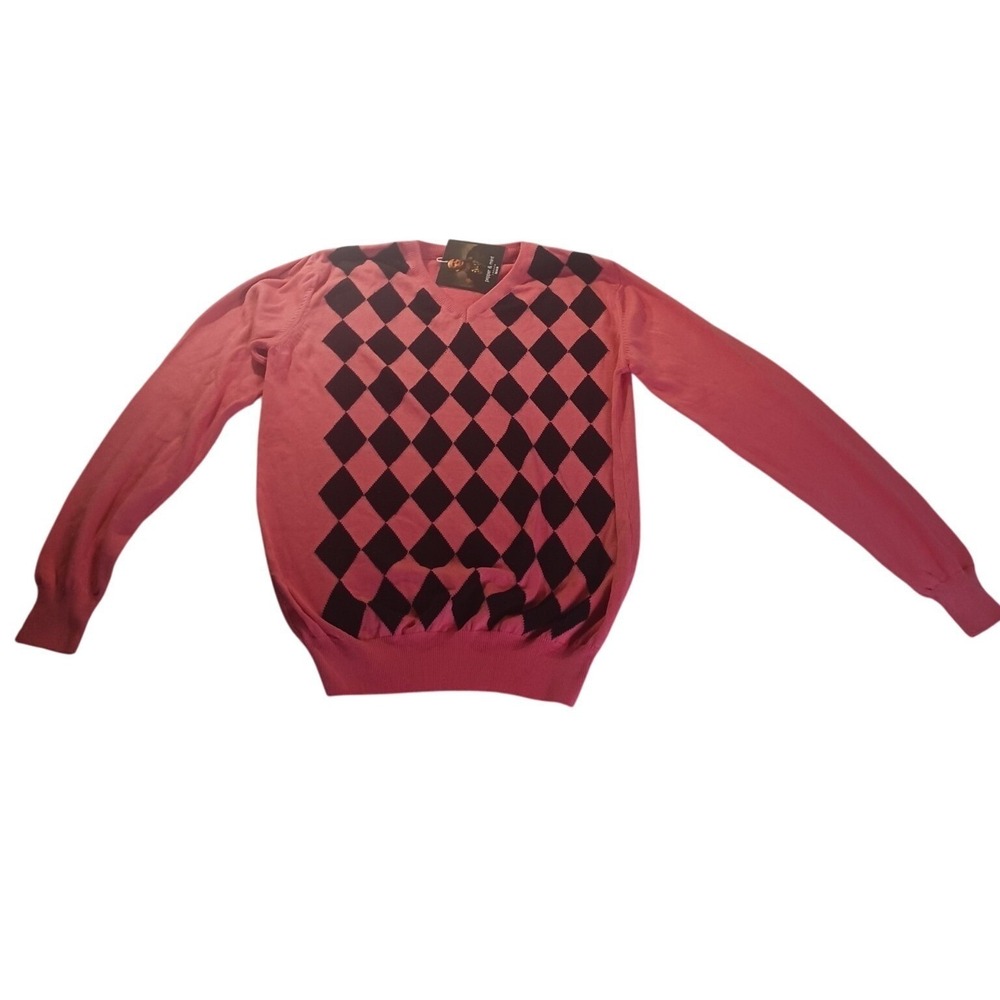 Pepper & Mint London Argyle Sweater NWT EUR S‎ (US XS-S)Diamond Knit Pullover